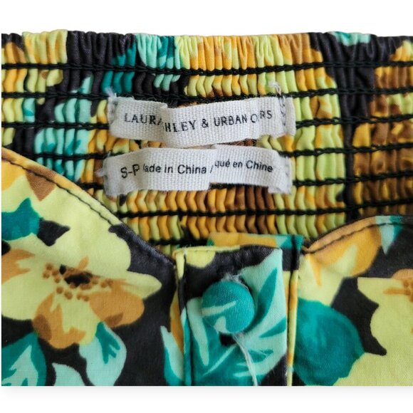 Laura Ashley x UO Puff Sleeve Floral Blouse S - Picture 6 of 11